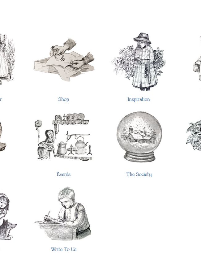 Suite of Illustrations used to delineate navigation